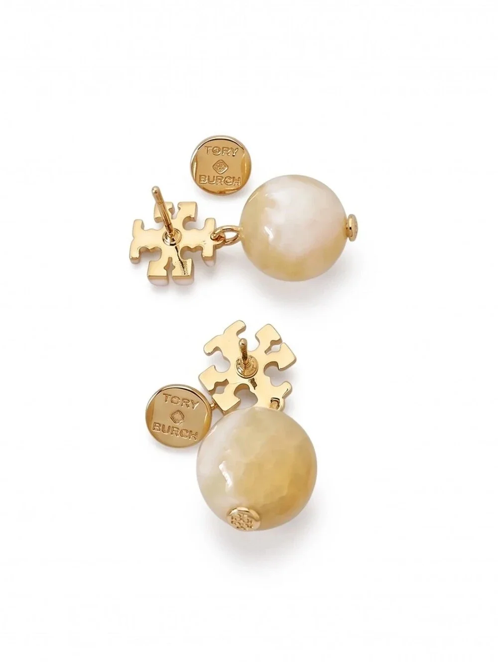 Tory Burch Moondance Mother of Pearl Drop Earrings